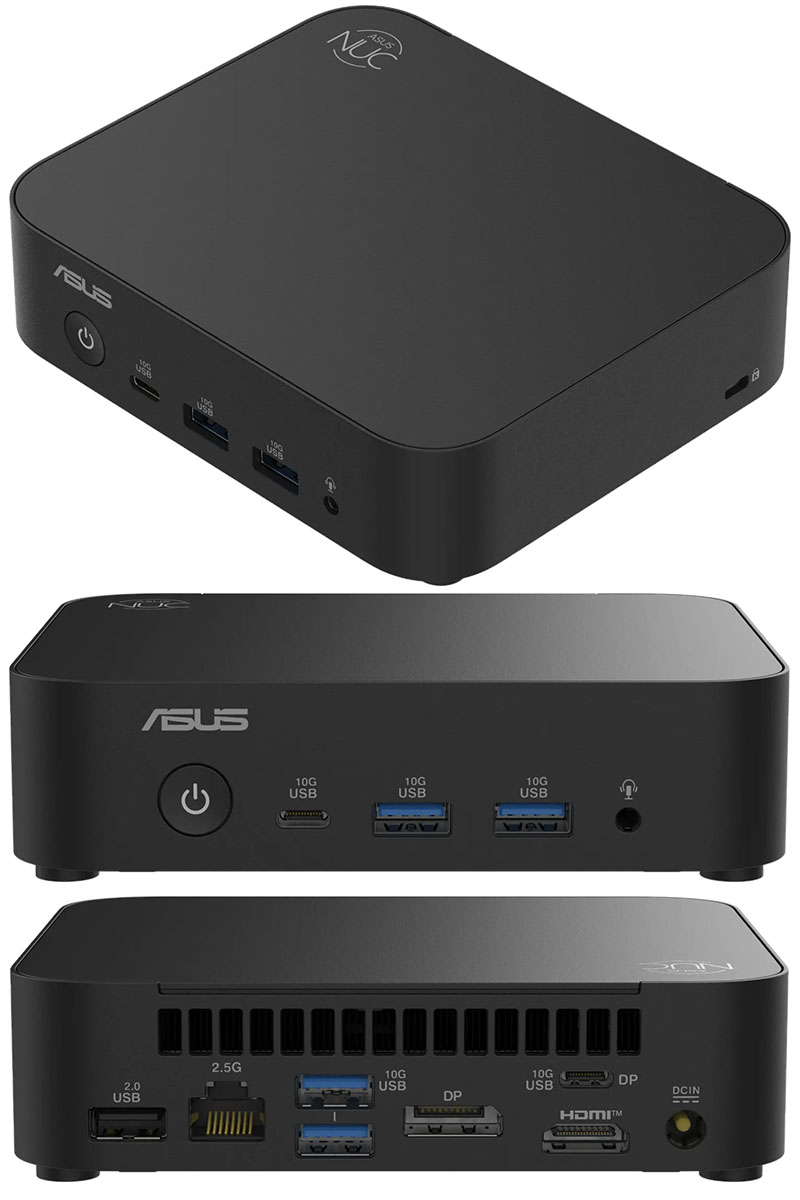 ASUS NUC14MNK97 (Intel Intel N97, up to 3.60GHz, HDMI, 2x DP)
