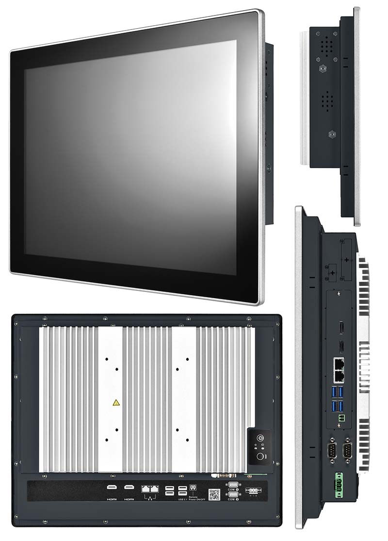 Mitac P150-11TGS-UP3i3 [Intel i3-1115G4E] 15" Panel PC (1024x768, IP65 Front, Fanless)